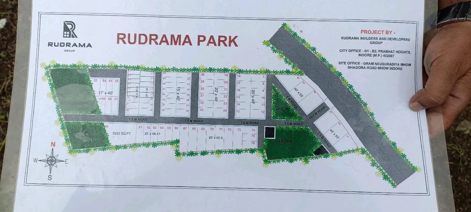 residential and commercial plots in mhow